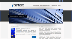 Desktop Screenshot of netion.pl
